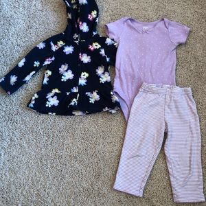 Carter’s Child of Mine Girls Outfit, size 18 mo